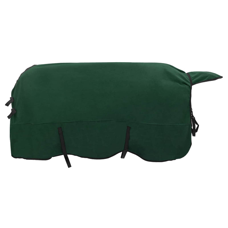 Load image into Gallery viewer, Vidaxl paardendeken donkergroen 145 cm polyester fleece
