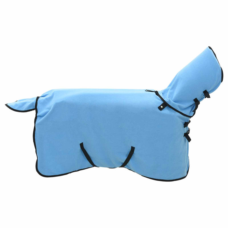 Load image into Gallery viewer, Vidaxl paardendeken volledige aqua 115 cm polyester fleece
