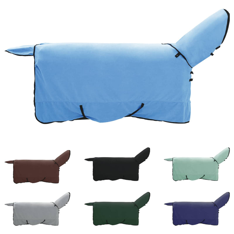 Load image into Gallery viewer, Vidaxl paardendeken volledige aqua polyester
