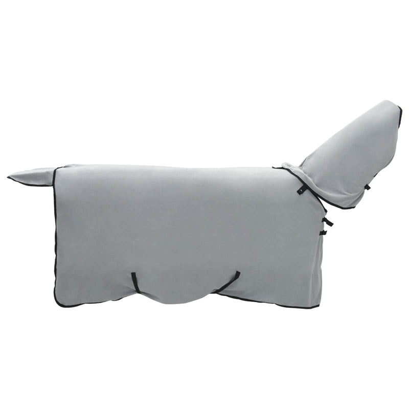 Load image into Gallery viewer, Vidaxl paardendeken volledig lichtgrijs en roze 95 cm polyester fleece
