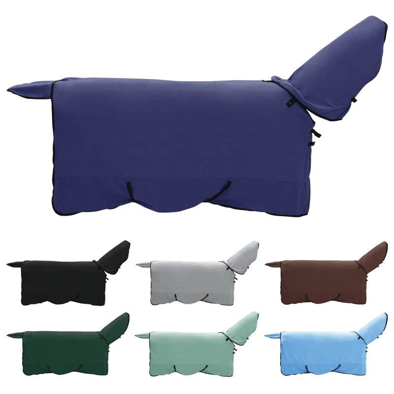 Load image into Gallery viewer, Vidaxl paardendeken marineblauw polyester
