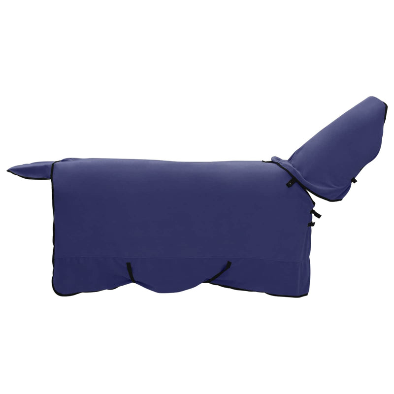 Load image into Gallery viewer, Vidaxl paardendeken marineblauw 155 cm polyester fleece
