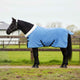 Vidaxl paardendeken volledige aqua 105 cm polar fleece