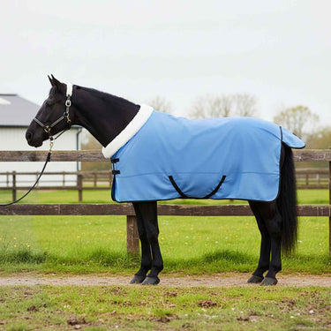 Vidaxl paardendeken volledige aqua 165 cm polar fleece