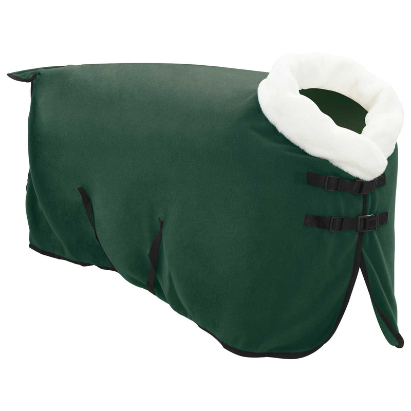 Load image into Gallery viewer, Vidaxl paardendeken volledig donkergroen 105 cm polar fleece
