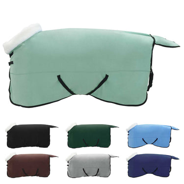 Vidaxl paardendeken volledig donkergroen 145 cm polar fleece