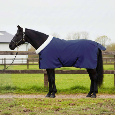 Vidaxl paardendeken marineblauw 75 cm polar fleece