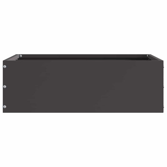 Vidaxl tuinrand zwart 40 x 40 x 13 cm staal