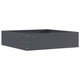 Vidaxl tuinrand antraciet 50 x 50 x 13 cm staal