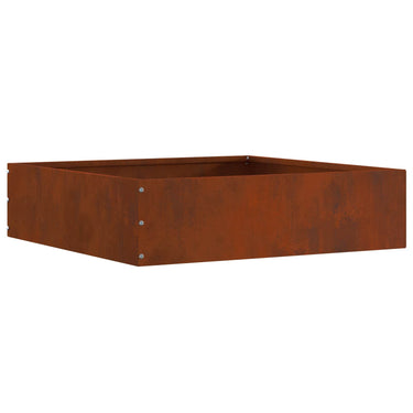 Vidaxl tuinrand roestig 50 x 50 x 13 cm cortenstaal