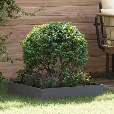 Vidaxl tuinrand antraciet 60 x 60 x 13 cm staal