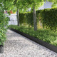 Vidaxl gazonranden 30 pcs zwart 103 x 0,05 x 22 cm staal