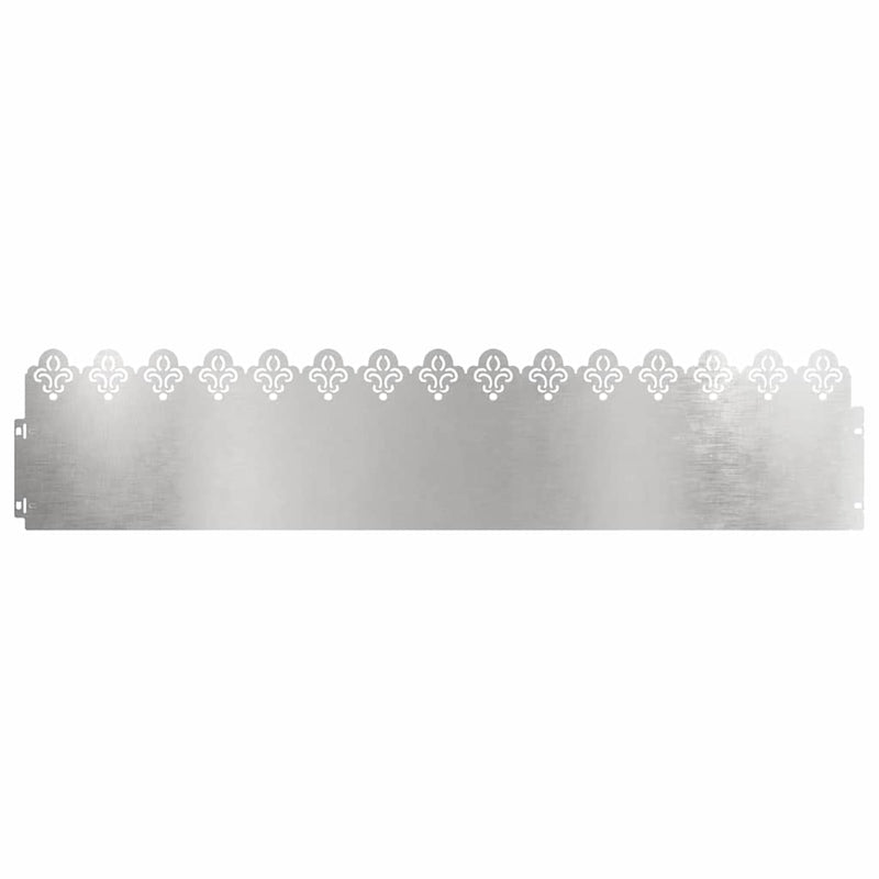 Load image into Gallery viewer, Vidaxl gazonranden 30 pcs zilver 103 x 0,05 x 22 cm roestvrij staal
