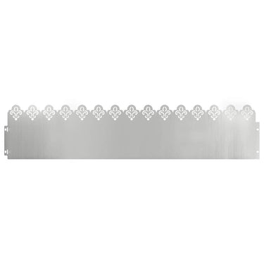 Vidaxl gazonranden 20 pcs zilver 103 x 0,05 x 22 cm
