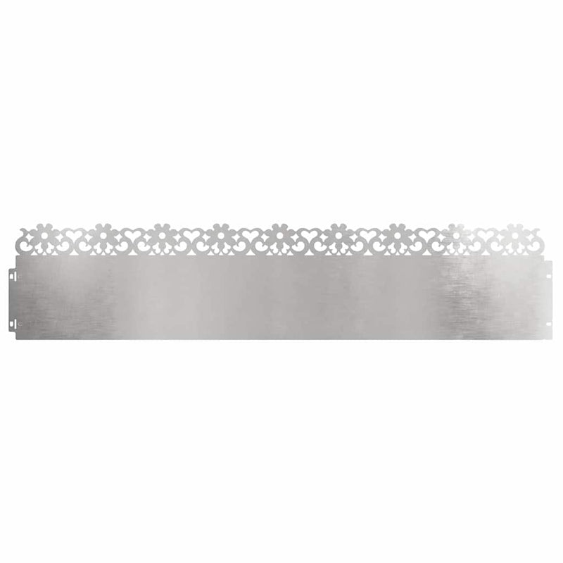 Load image into Gallery viewer, Vidaxl gazonranden 20 pcs zilver 103 x 0,05 x 22 cm roestvrij staal
