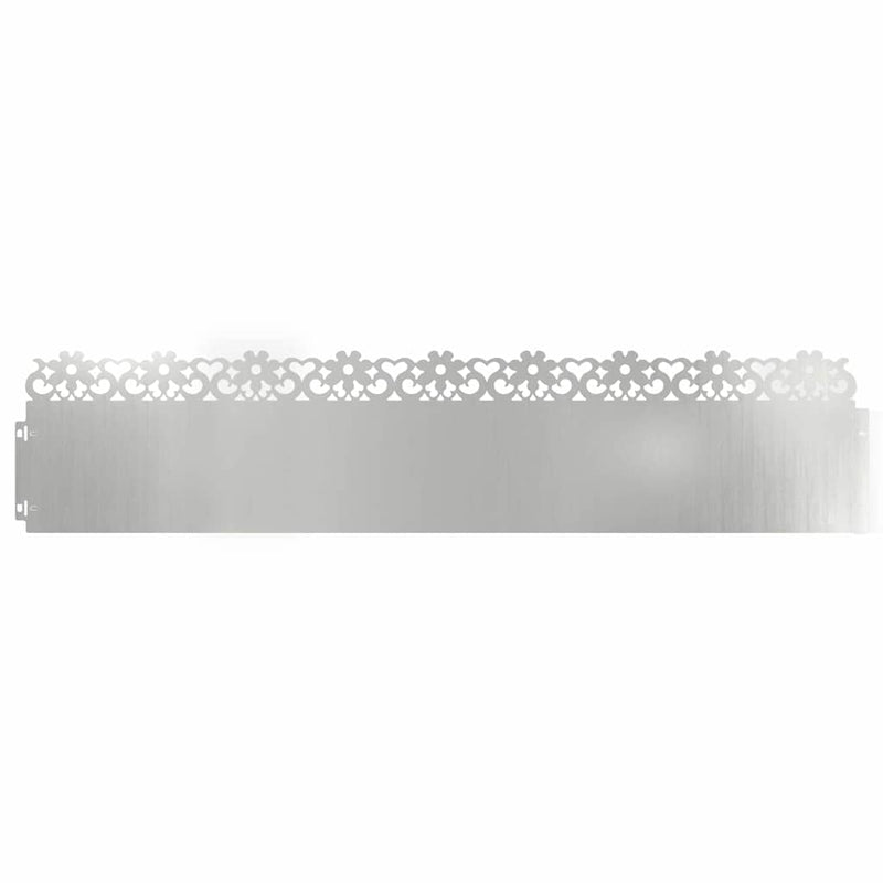 Load image into Gallery viewer, Vidaxl gazonranden 10 pcs zilver 103 x 0,05 x 22 cm
