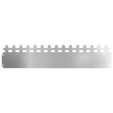 Vidaxl gazonranden 30 pcs zilver 103 x 0,05 x 22 cm