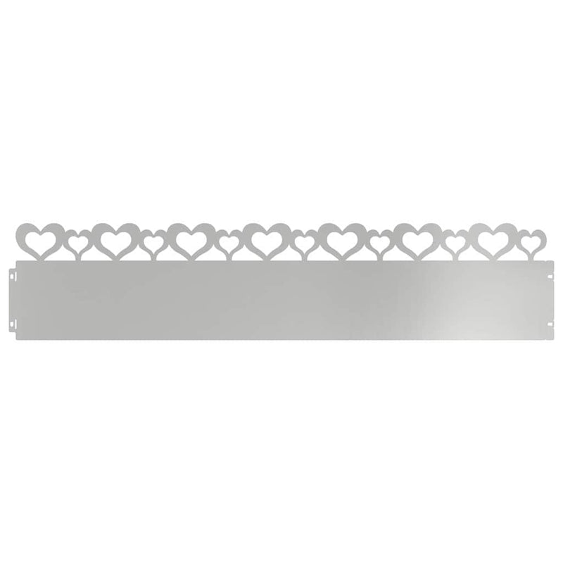 Load image into Gallery viewer, Vidaxl gazonranden 20 pcs zilver 103 x 0,05 x 22 cm
