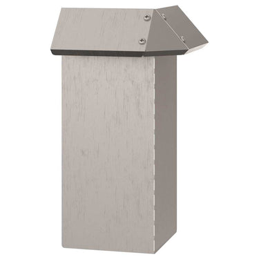 Vidaxl slakkenhekje roestig 13,5 x 13,5 x 25 cm cortenstaal