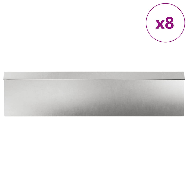 Load image into Gallery viewer, Vidaxl slakkenhekken 12 pcs zilver roestvrij staal
