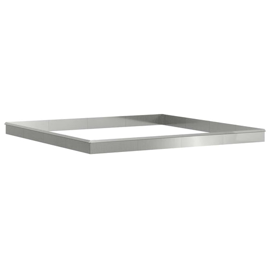Vidaxl slakkenhekken 20 pcs zilver gegalvaniseerd staal