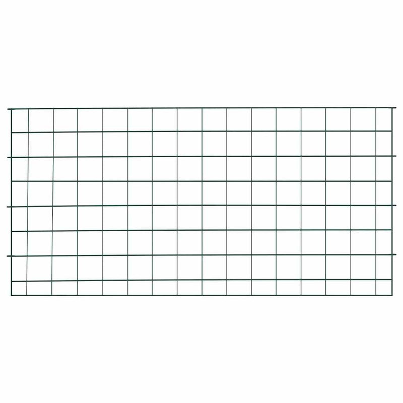 Load image into Gallery viewer, Vidaxl vijverhekken set 5 pcs groen 100 x 50 cm staal
