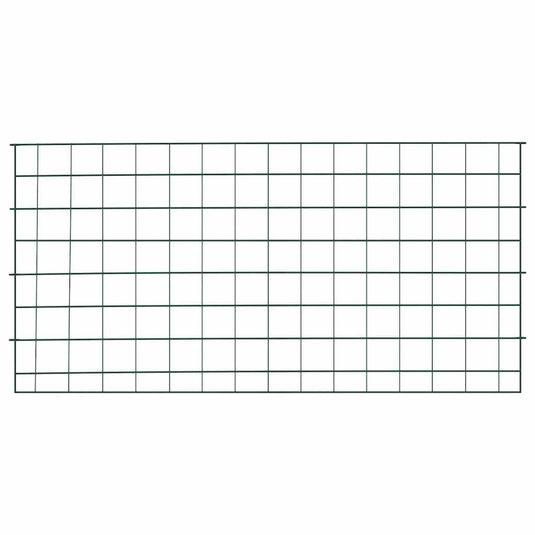 Vidaxl vijverhekken set 5 pcs groen 100 x 50 cm staal