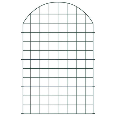 Vidaxl vijverhekken set 8 pcs groen 50 x 80 cm staal