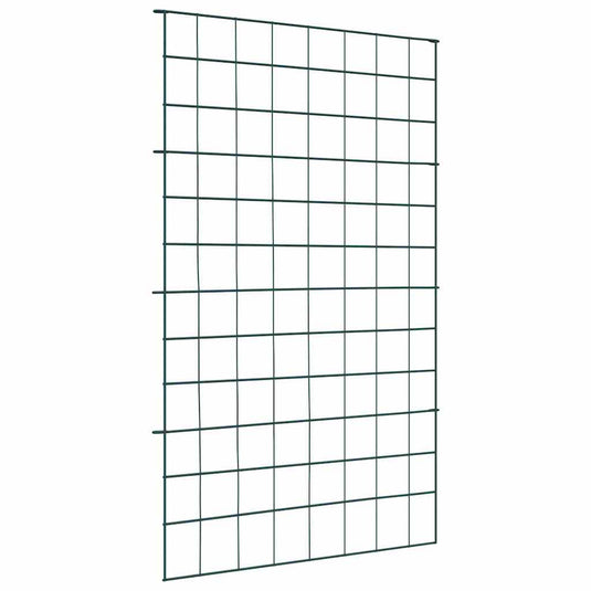 Vidaxl vijverhekken set 8 pcs groen 50 x 80 cm staal