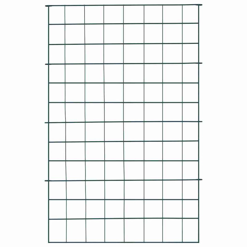 Load image into Gallery viewer, Vidaxl vijverhekken set 8 pcs groen 50 x 80 cm staal
