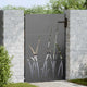 Vidaxl tuinpoort met slot zwart 85 x 125 cm poedergecoat staal