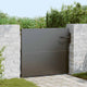 Vidaxl tuinpoort met slot zwart 85 x 100 cm poedergecoat staal