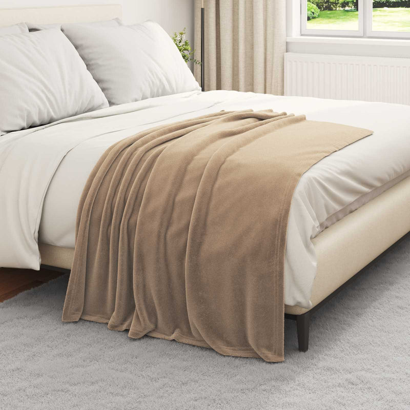 Load image into Gallery viewer, Vidaxl kleden 6 pcs kameel 130 x 150 cm fleece
