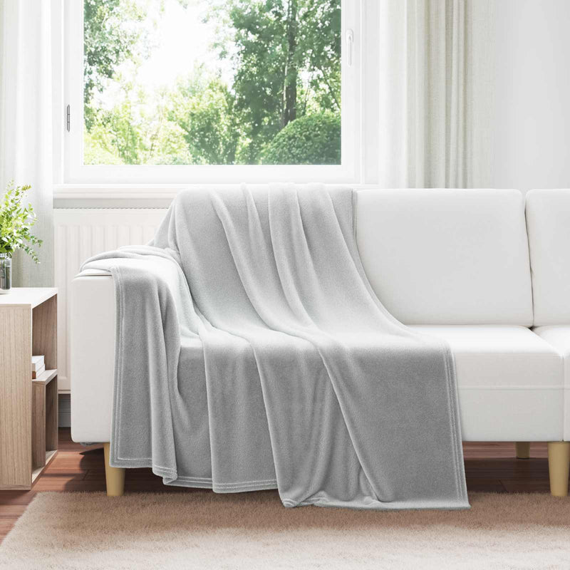 Load image into Gallery viewer, Vidaxl kleden 6 pcs grijs 150 x 200 cm fleece
