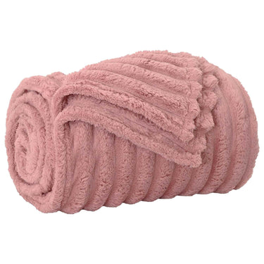 Vidaxl gooi deken roze 200 x 150 cm fleece