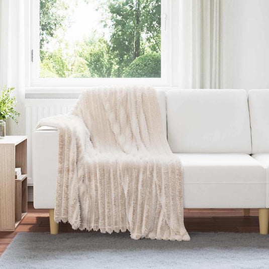 Vidaxl kleden 6 pcs beige 150 x 130 cm fleece