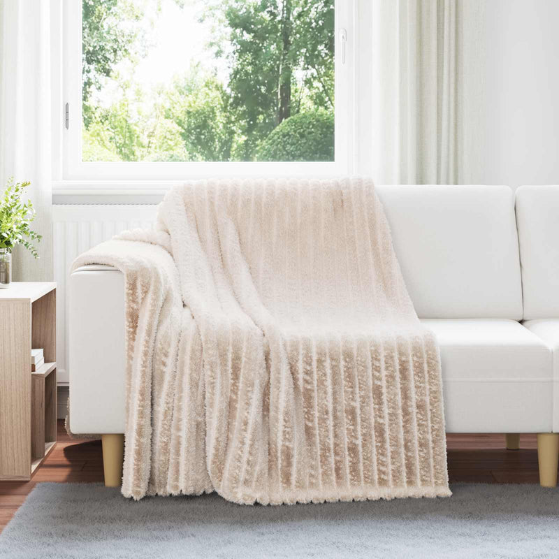 Load image into Gallery viewer, Vidaxl kleden 6 pcs beige 200 x 150 cm fleece
