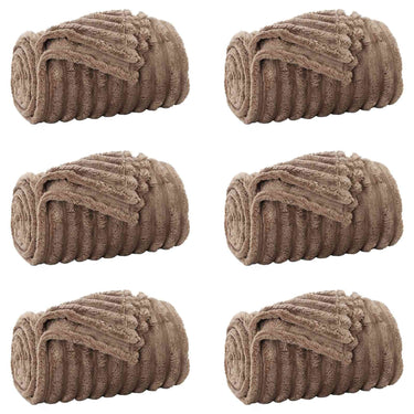 Vidaxl kleden 6 pcs kameel 200 x 150 cm fleece