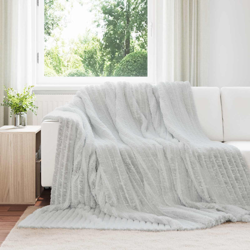Load image into Gallery viewer, Vidaxl kleden 6 pcs grijs 240 x 220 cm fleece
