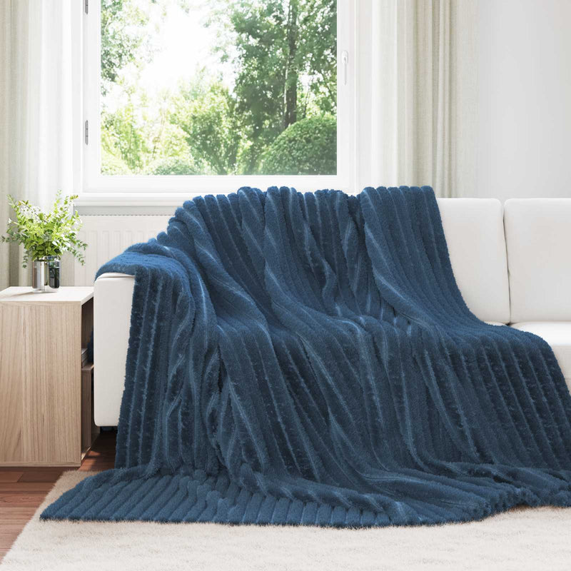 Load image into Gallery viewer, Vidaxl kleden 6 pcs marineblauw 240 x 220 cm fleece
