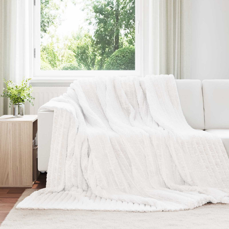 Load image into Gallery viewer, Vidaxl kleden 6 pcs wit 240 x 220 cm fleece
