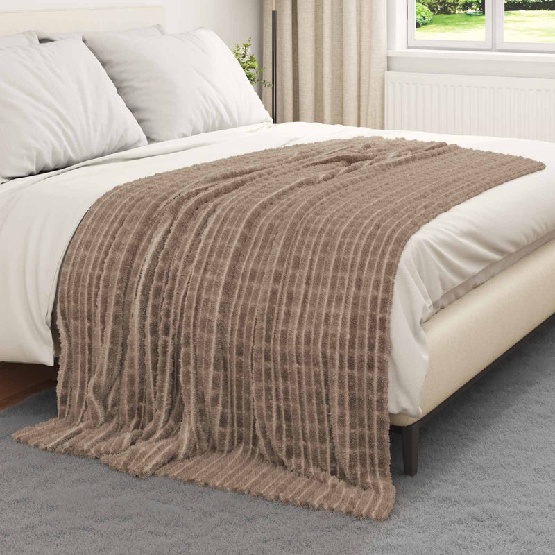 Load image into Gallery viewer, Vidaxl gooi deken kameel 200 x 150 cm fleece
