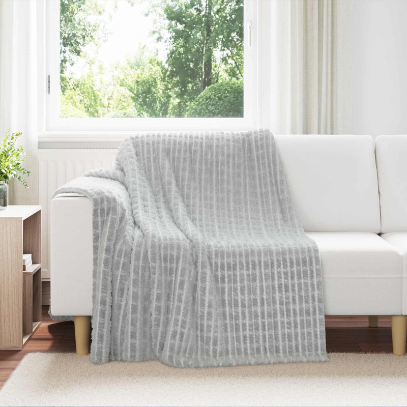 Load image into Gallery viewer, Vidaxl kleden 6 pcs grijs 200 x 150 cm fleece
