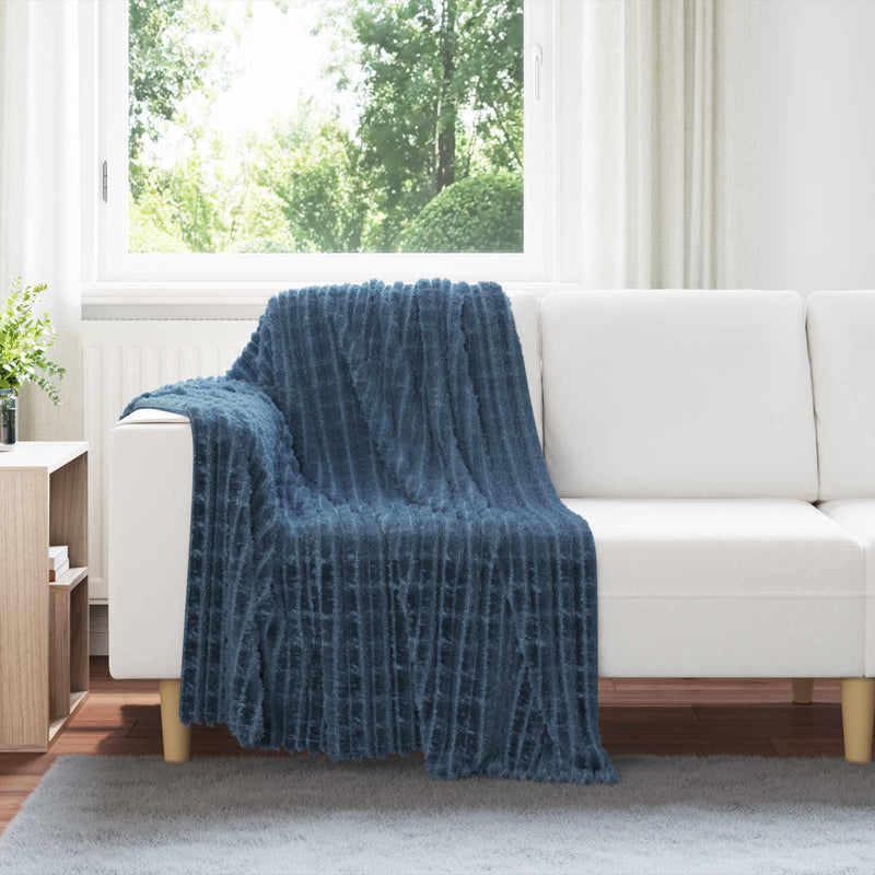 Load image into Gallery viewer, Vidaxl kleden 6 pcs marineblauw 150 x 130 cm fleece
