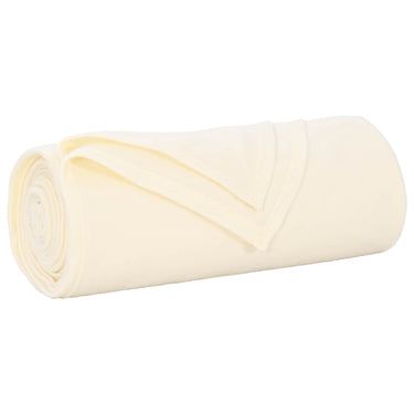 Vidaxl gooi deken crème 200 x 150 cm fleece