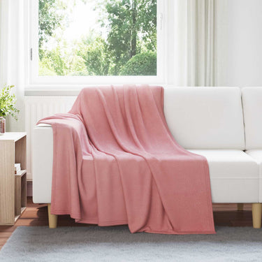 Vidaxl gooi deken roze 200 x 150 cm fleece