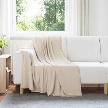Vidaxl kleden 6 pcs beige 170 x 130 cm fleece