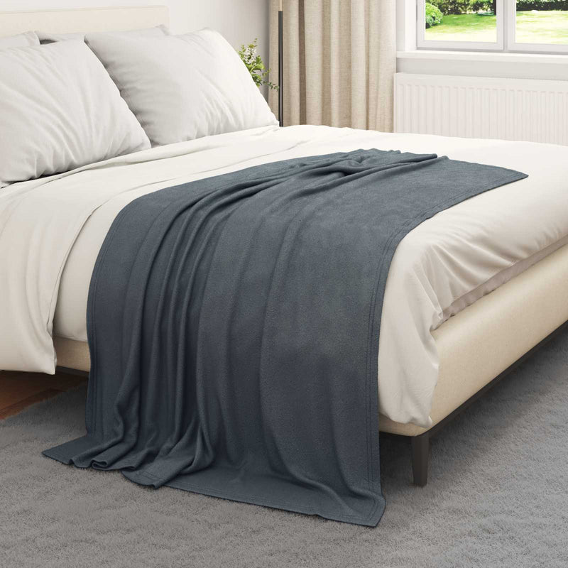 Load image into Gallery viewer, Vidaxl kleden 6 pcs donkergrijs 170 x 130 cm fleece
