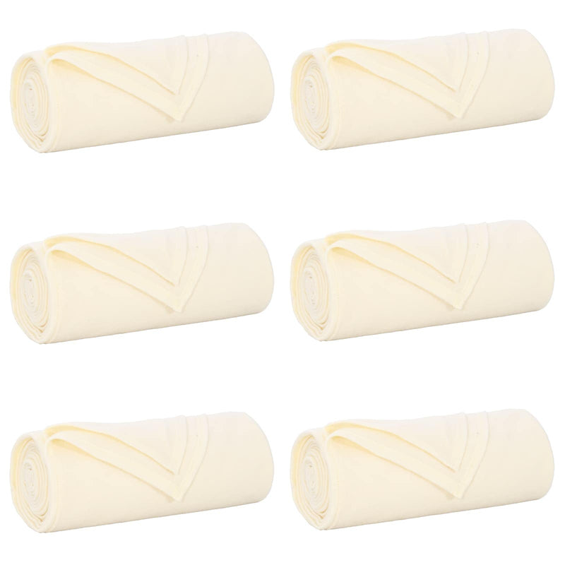 Load image into Gallery viewer, Vidaxl kleden 6 pcs crème 270 x 240 cm fleece
