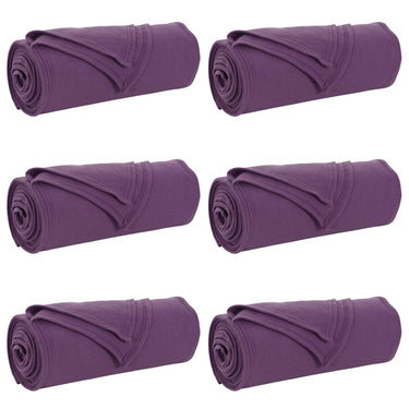 Vidaxl kleden 6 pcs paars 170 x 130 cm fleece